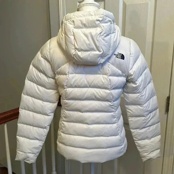THE NORTH FACE Women's Stretch Down Hoodie Jacket White Hooded Women's Size S - Picture 5 of 16